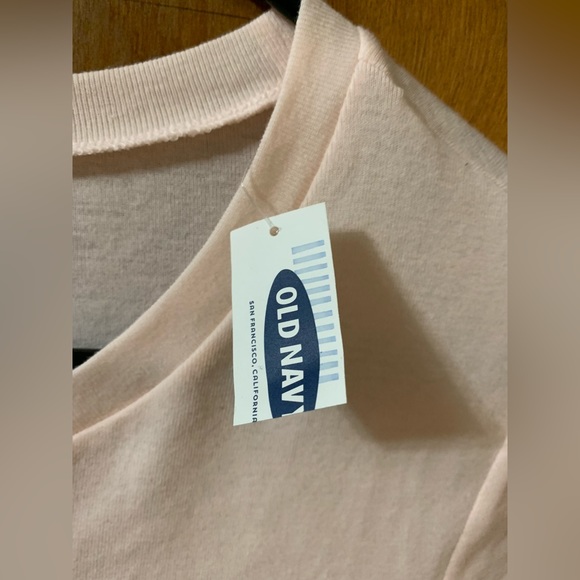 NWT Old Navy Fitted T-shirt Tee Short Sleeve Tee Top Pink Sz L - Picture 6 of 9